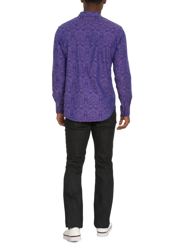 Men Long Sleeve Button Down Shirts Robert Graham HIGHLAND 3 LONG SLEEVE BUTTON DOWN SHIRT Turquoise