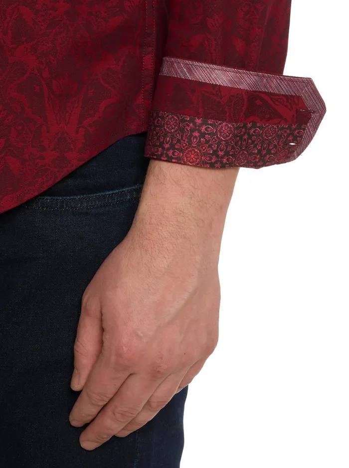 Men Long Sleeve Button Down Shirts Robert Graham HIGHLAND 3 LONG SLEEVE BUTTON DOWN SHIRT Turquoise