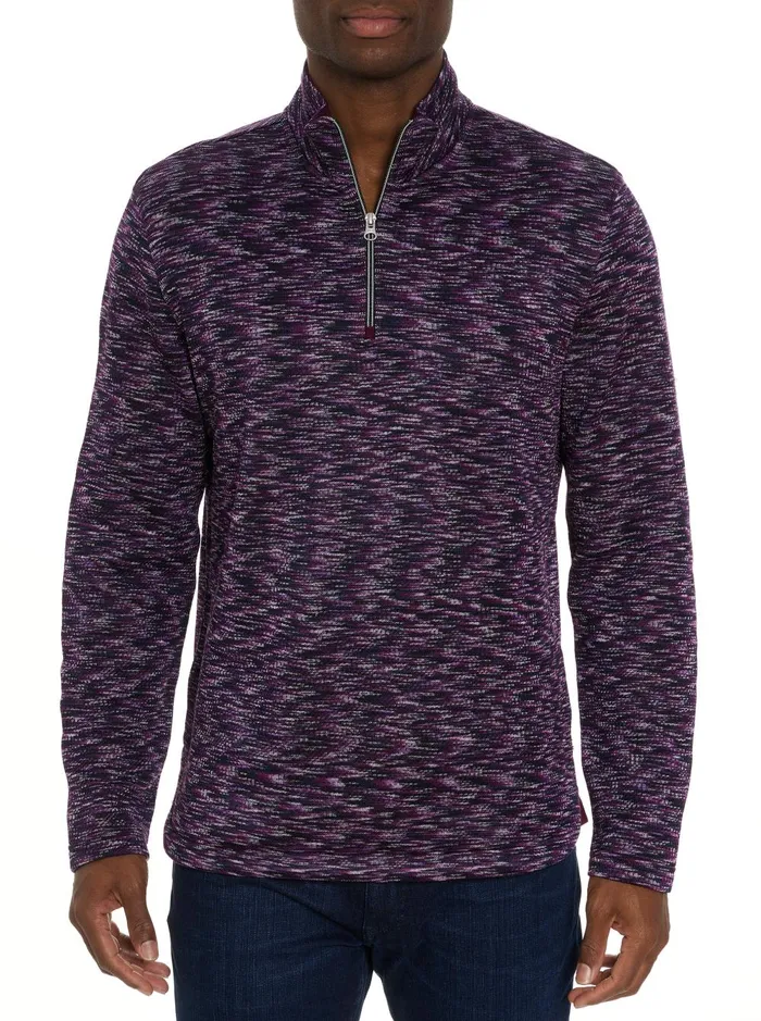 Men Long Sleeve Knits Robert Graham WATERFORD LONG SLEEVE KNIT Berry