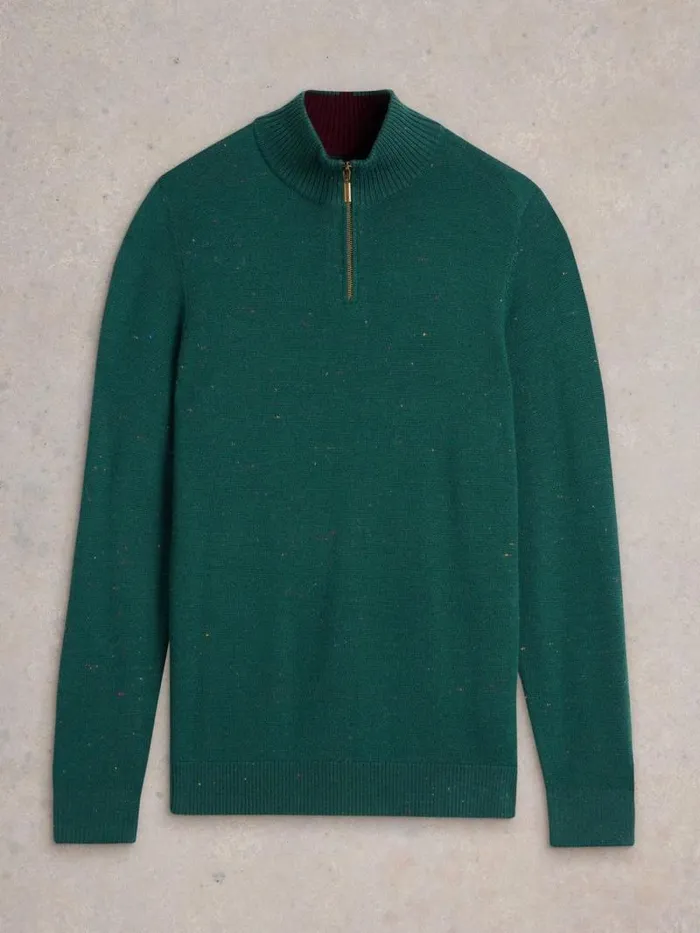 Men Merino Wool Funnel Neck Nep Green Multi White Stuff Knitwear Men Merino Wool Funnel Neck Nep Green Multi White Stuff Knitwear