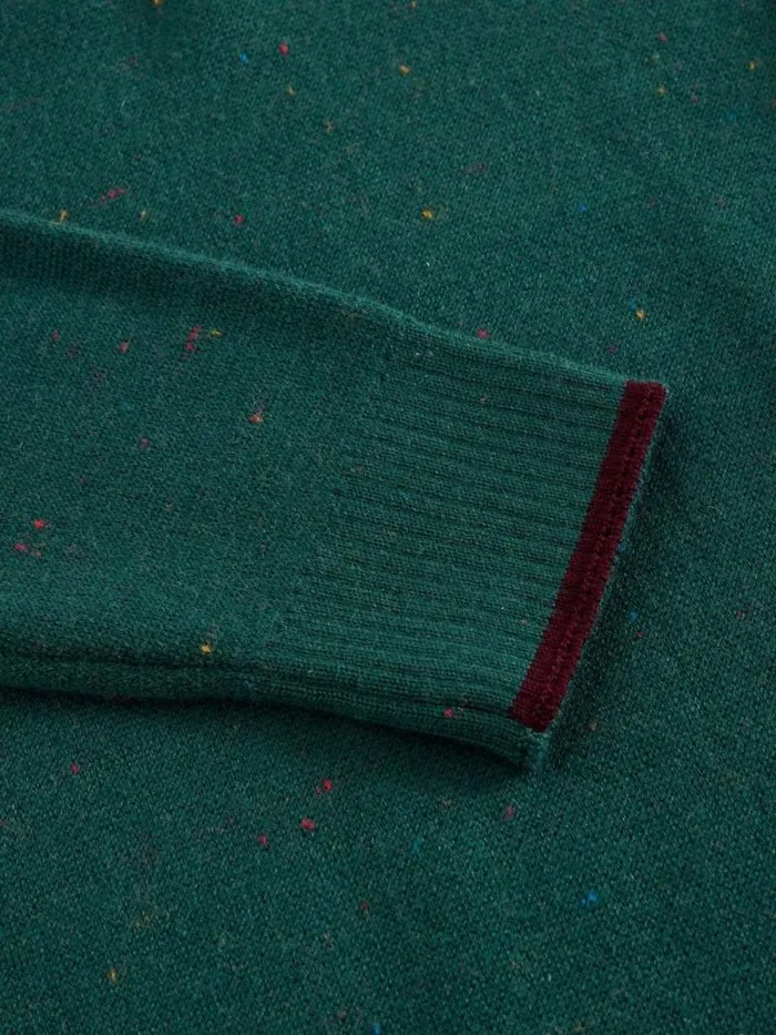 Men Merino Wool Funnel Neck Nep Green Multi White Stuff Knitwear Men Merino Wool Funnel Neck Nep Green Multi White Stuff Knitwear