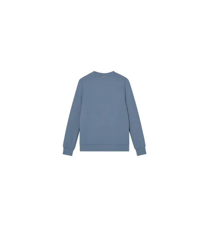 Men MMGAbel Crew Neck Sweat Ocean Blue Sweatshirts MOS MOSH