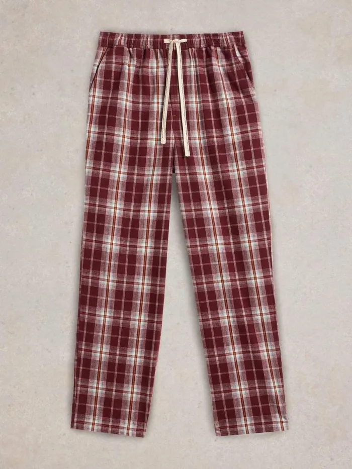 Men Moorland Flannel PJ Trousers Plum Multi White Stuff Loungewear Men Moorland Flannel PJ Trousers Plum Multi White Stuff Loungewear