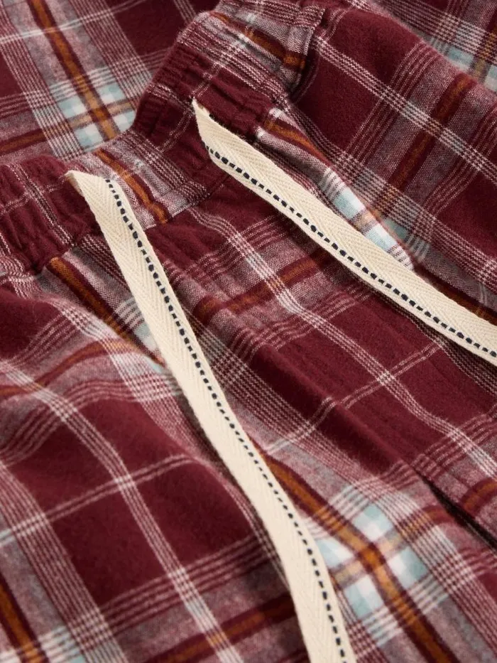 Men Moorland Flannel PJ Trousers Plum Multi White Stuff Loungewear Men Moorland Flannel PJ Trousers Plum Multi White Stuff Loungewear