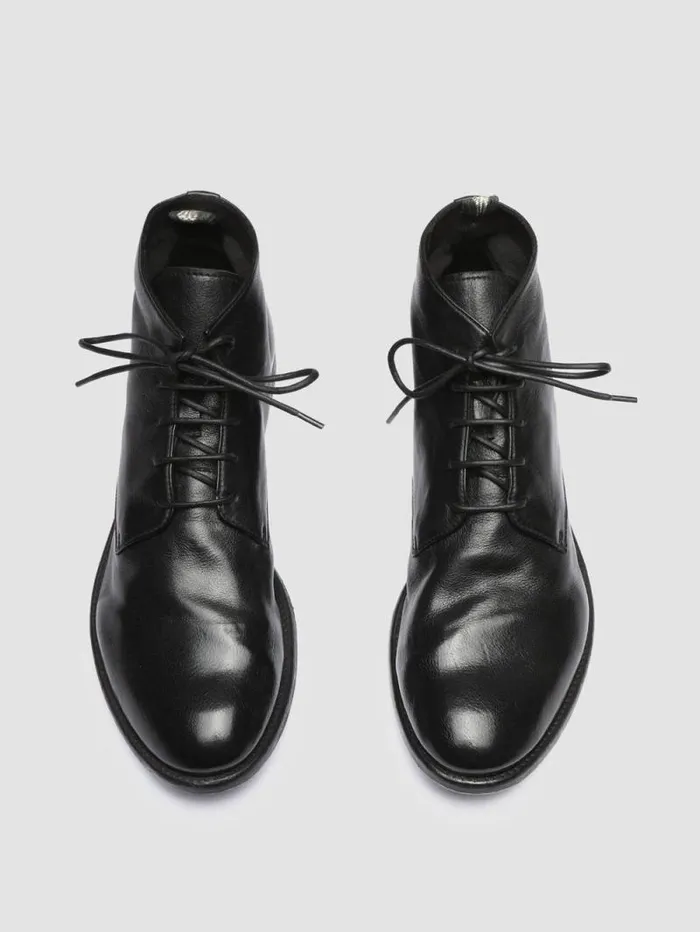 Men Officine Creative Footwear ARC 513 Black Leather Ankle Boots Men Officine Creative Footwear ARC 513 Black Leather Ankle Boots