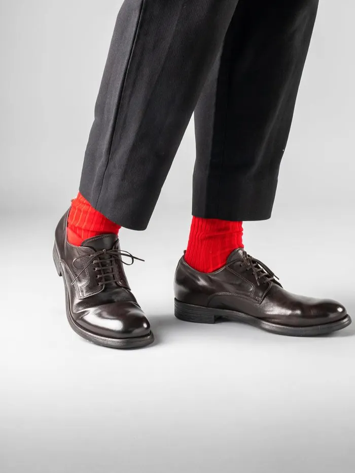 Men Officine Creative Footwear CHRONICLE 001 Brown Leather Derby Shoes Men Officine Creative Footwear CHRONICLE 001 Brown Leather Derby Shoes