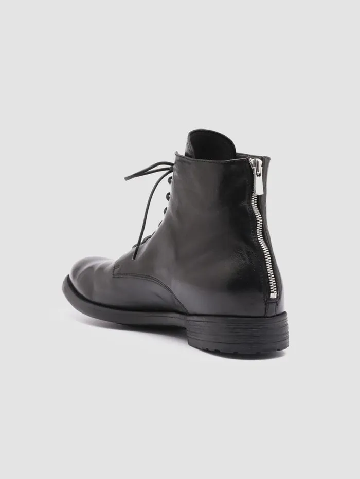 Men Officine Creative Footwear HIVE 016 Black Leather Boots Men Officine Creative Footwear HIVE 016 Black Leather Boots