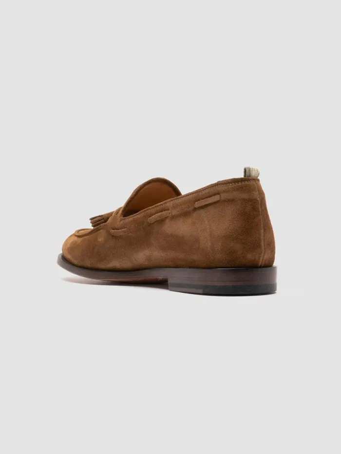Men Officine Creative Footwear OPERA 002 Brown Suede Tassel Loafers Men Officine Creative Footwear OPERA 002 Brown Suede Tassel Loafers