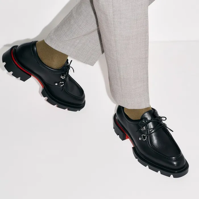 Men Our Pabelito Derbies 8211 Calf Leather 8211 Black Christian Louboutin Loafers and Moccasins
