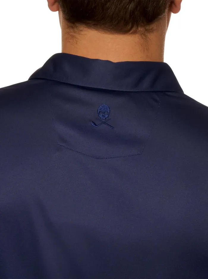 Men Polos and TShirts Robert Graham AXELSEN PERFORMANCE POLO Cobalt
