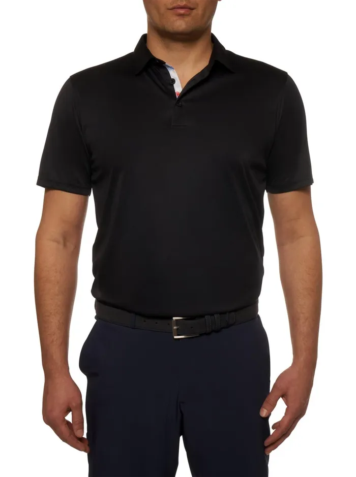 Men Polos and TShirts Robert Graham AXELSEN PERFORMANCE POLO Cobalt