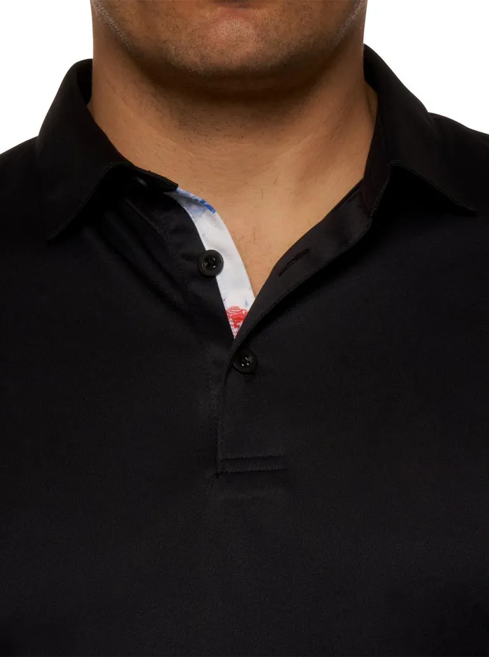 Men Polos and TShirts Robert Graham AXELSEN PERFORMANCE POLO Cobalt