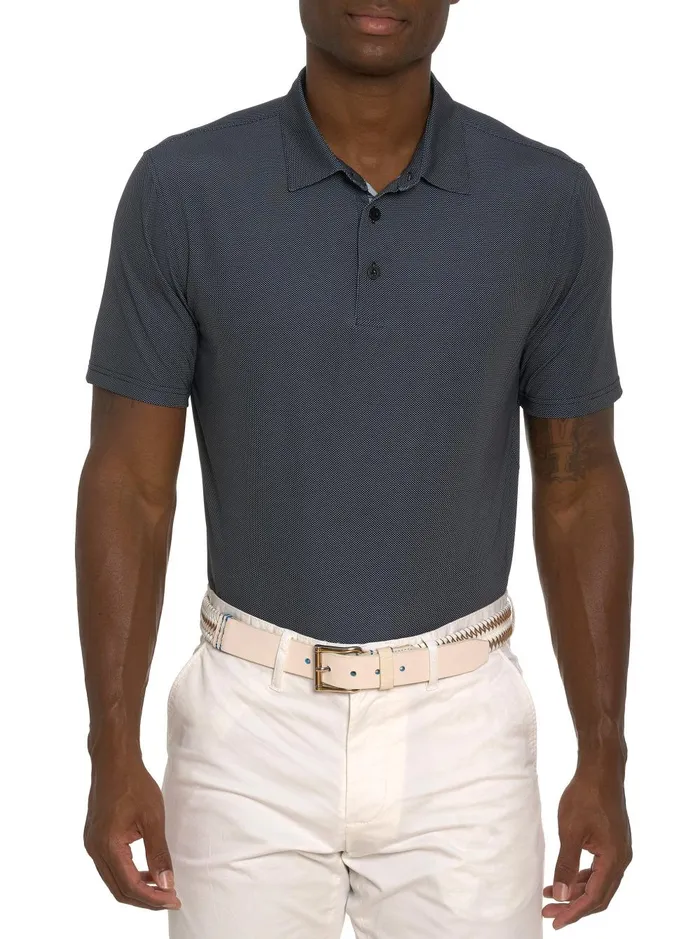 Men Polos and TShirts Robert Graham HYDE PERFORMANCE POLO Blue