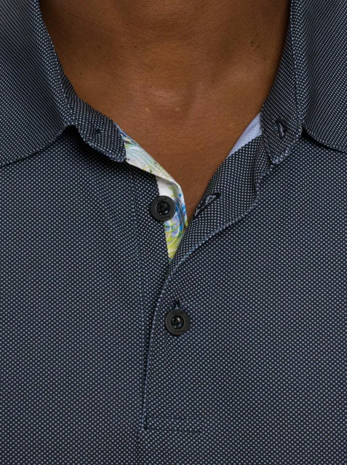 Men Polos and TShirts Robert Graham HYDE PERFORMANCE POLO Blue