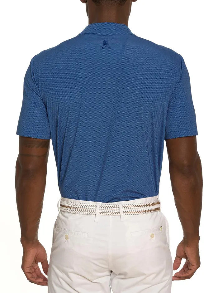 Men Polos and TShirts Robert Graham HYDE PERFORMANCE POLO Blue