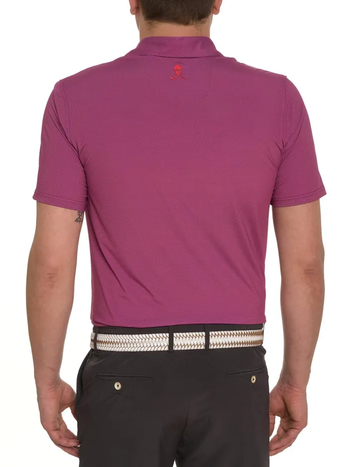 Men Polos and TShirts Robert Graham HYDE PERFORMANCE POLO Orange