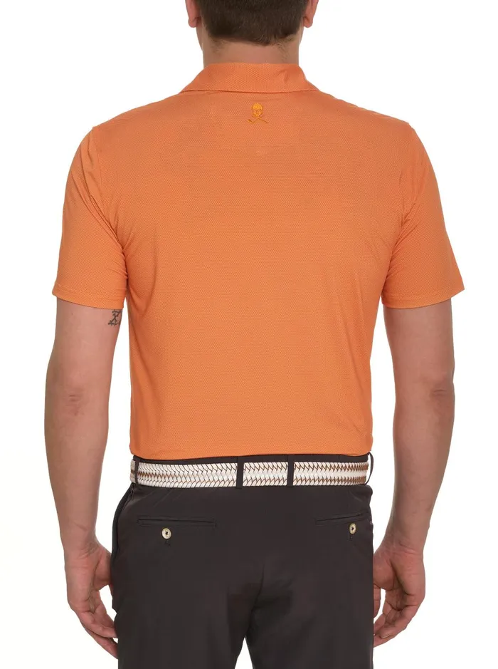 Men Polos and TShirts Robert Graham HYDE PERFORMANCE POLO Orange