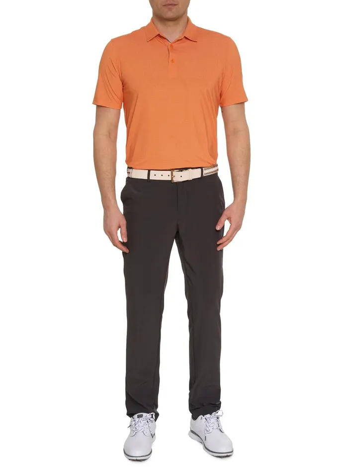 Men Polos and TShirts Robert Graham HYDE PERFORMANCE POLO Orange