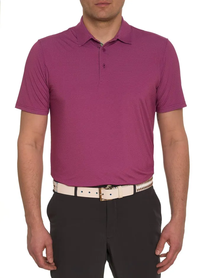 Men Polos and TShirts Robert Graham HYDE PERFORMANCE POLO Orange
