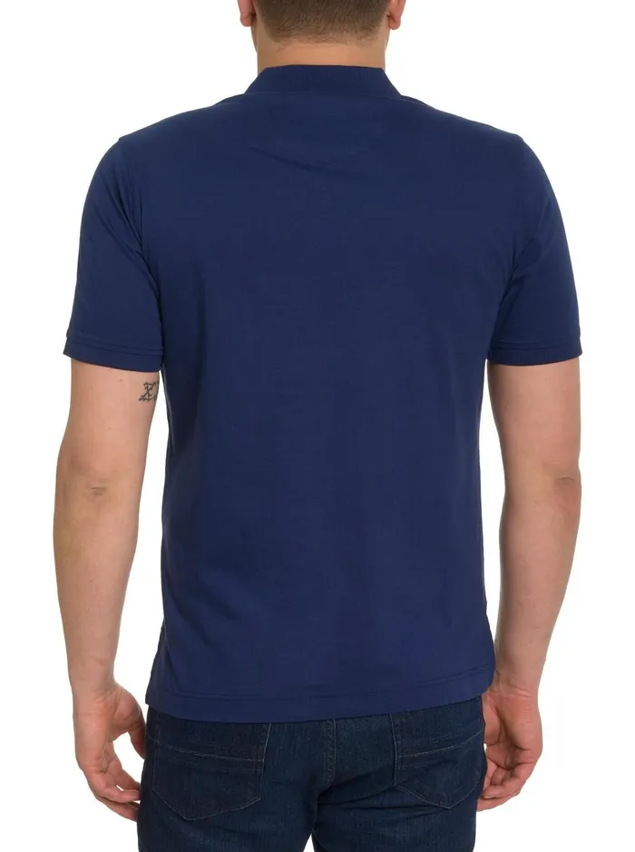 Men Polos and TShirts Robert Graham STONE TRAIL 2 POLO White
