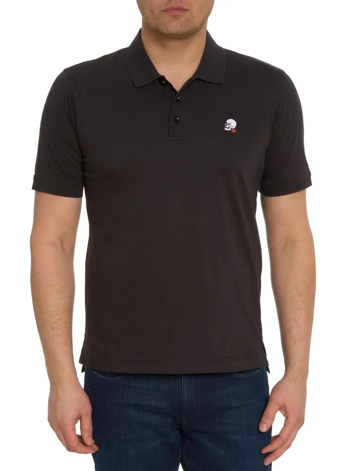 Men Polos and TShirts Robert Graham STONE TRAIL 2 POLO White