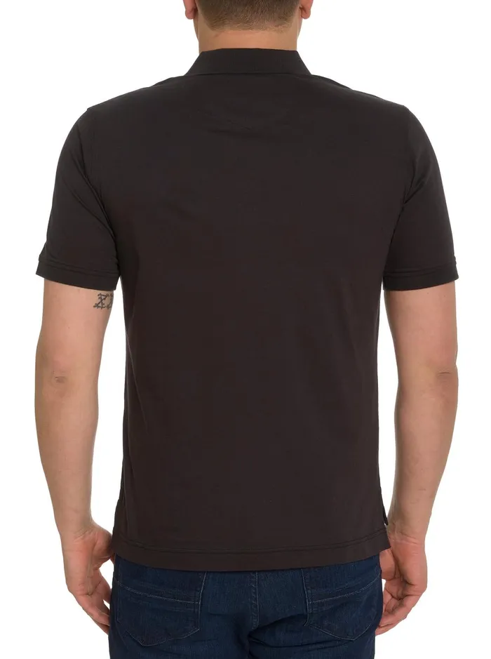 Men Polos and TShirts Robert Graham STONE TRAIL 2 POLO White