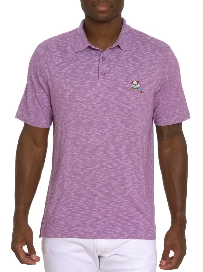 Men Polos and TShirts Robert Graham VANDAM POLO Lilac