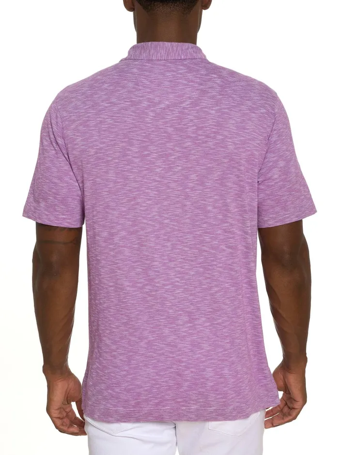 Men Polos and TShirts Robert Graham VANDAM POLO Lilac