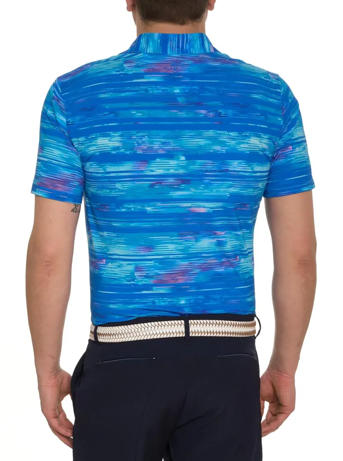 Men Polos and TShirts Robert Graham WATZMANN KNIT POLO Black