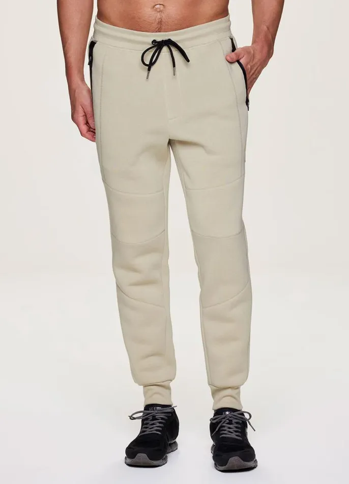 Men Prime Bonded Pocket Fleece Jogger Stone RBX Active Pants