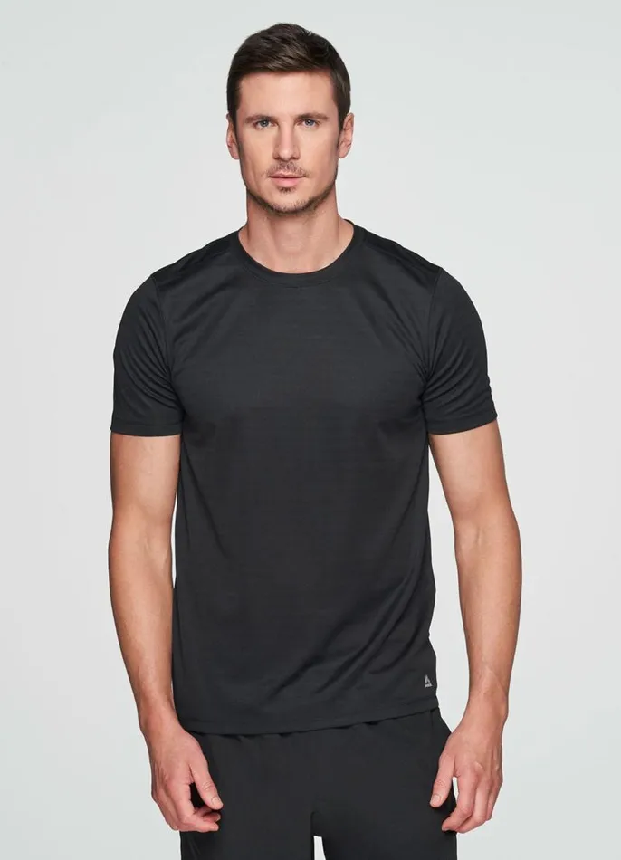 Men Prime Shadow Stripe Tee Black RBX Active TShirts