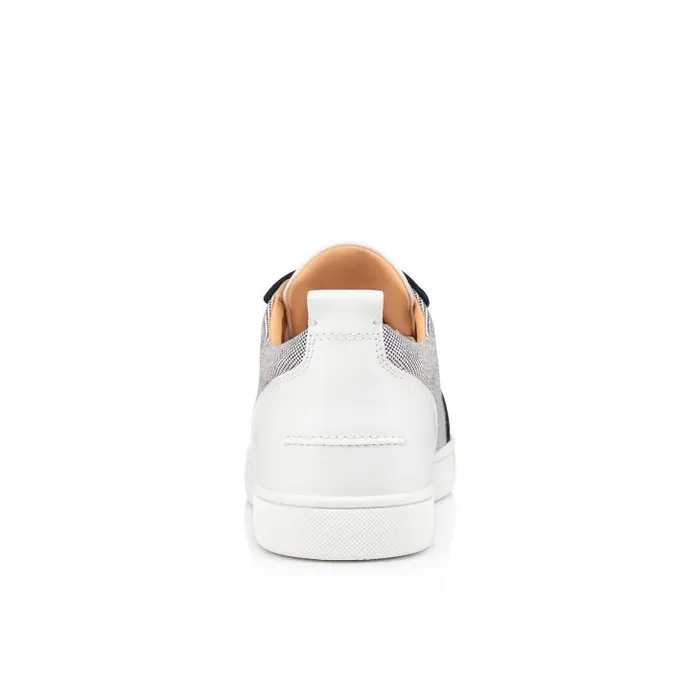 Men Rantulow Sneakers 8211 Calf Leather Cotton And Veau Velours 8211 Navy Christian Louboutin Sneakers