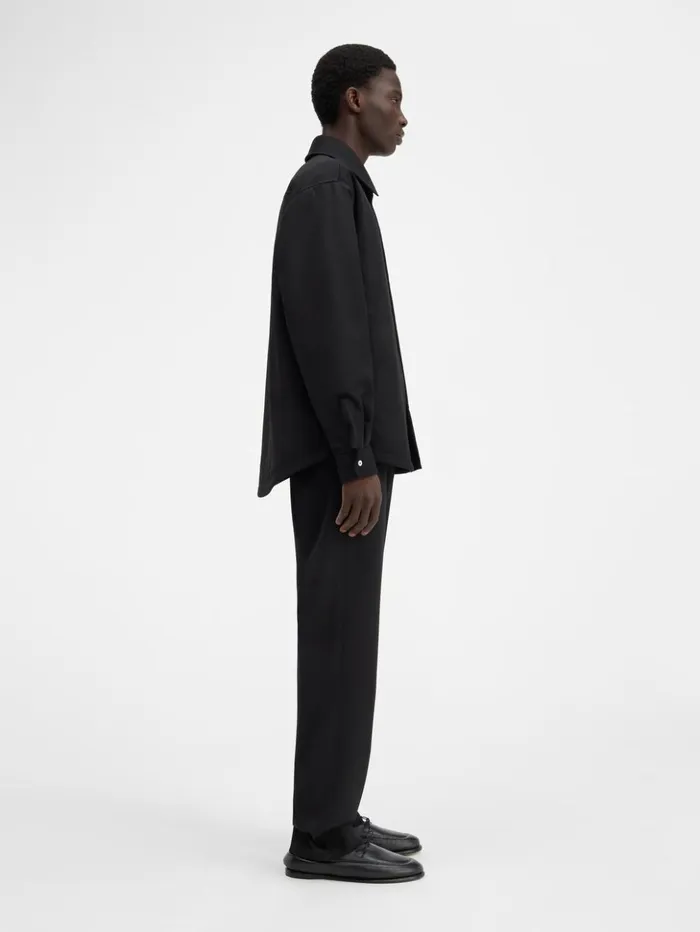 Men Shirts JACQUEMUS The Boulanger Shirt Black Men Shirts JACQUEMUS The Boulanger Shirt Black