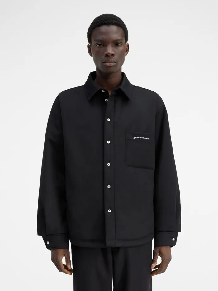 Men Shirts JACQUEMUS The Boulanger Shirt Black Men Shirts JACQUEMUS The Boulanger Shirt Black