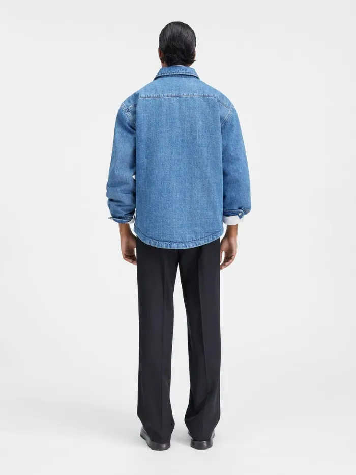 Men Shirts JACQUEMUS The Boulanger Shirt Bluetabac Men Shirts JACQUEMUS The Boulanger Shirt Bluetabac