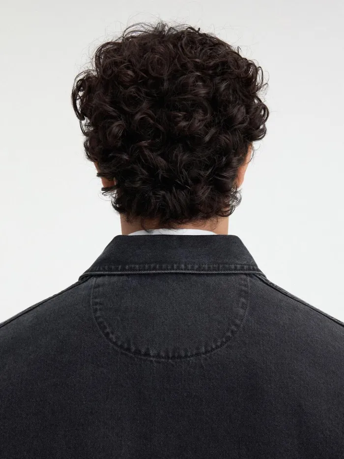 Men Shirts JACQUEMUS The DeNmes Denim Shirt Black Men Shirts JACQUEMUS The DeNmes Denim Shirt Black