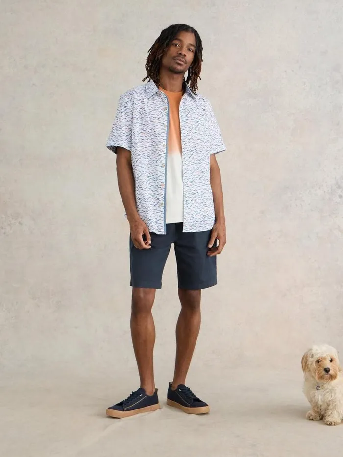 Men Shoal Printed Shirt White Multi White Stuff Shirts Men Shoal Printed Shirt White Multi White Stuff Shirts