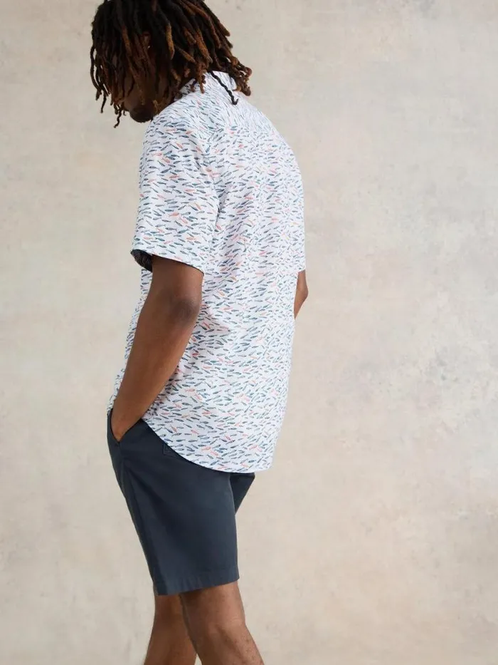 Men Shoal Printed Shirt White Multi White Stuff Shirts Men Shoal Printed Shirt White Multi White Stuff Shirts