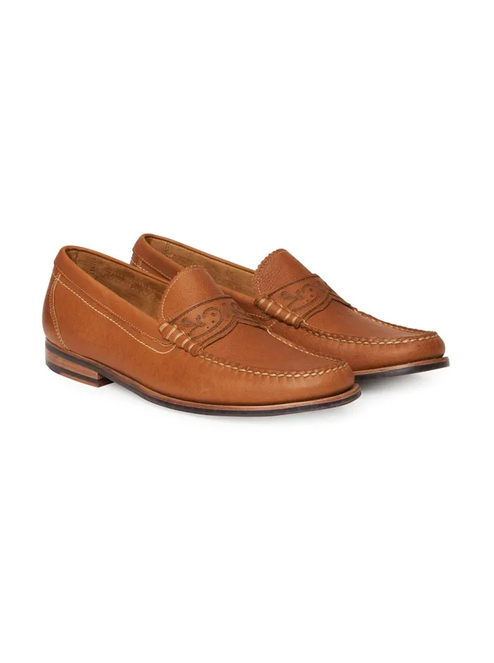 Men Shoes Robert Graham KEVIN PENNY LOAFER Brown