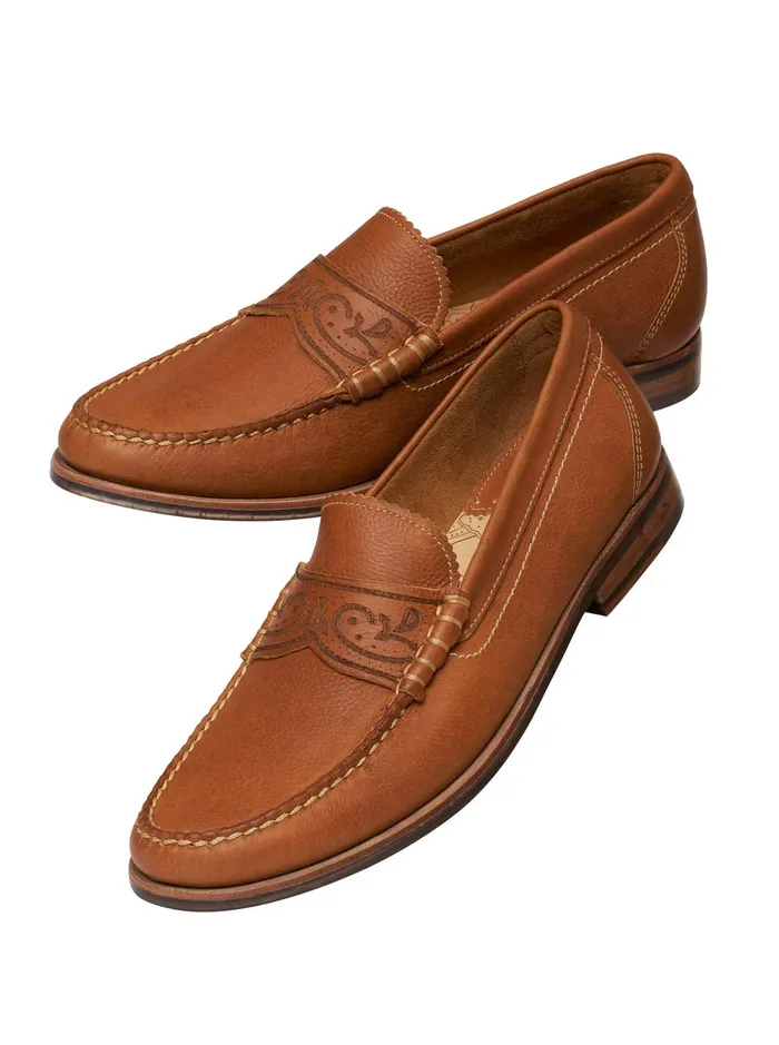 Men Shoes Robert Graham KEVIN PENNY LOAFER Brown