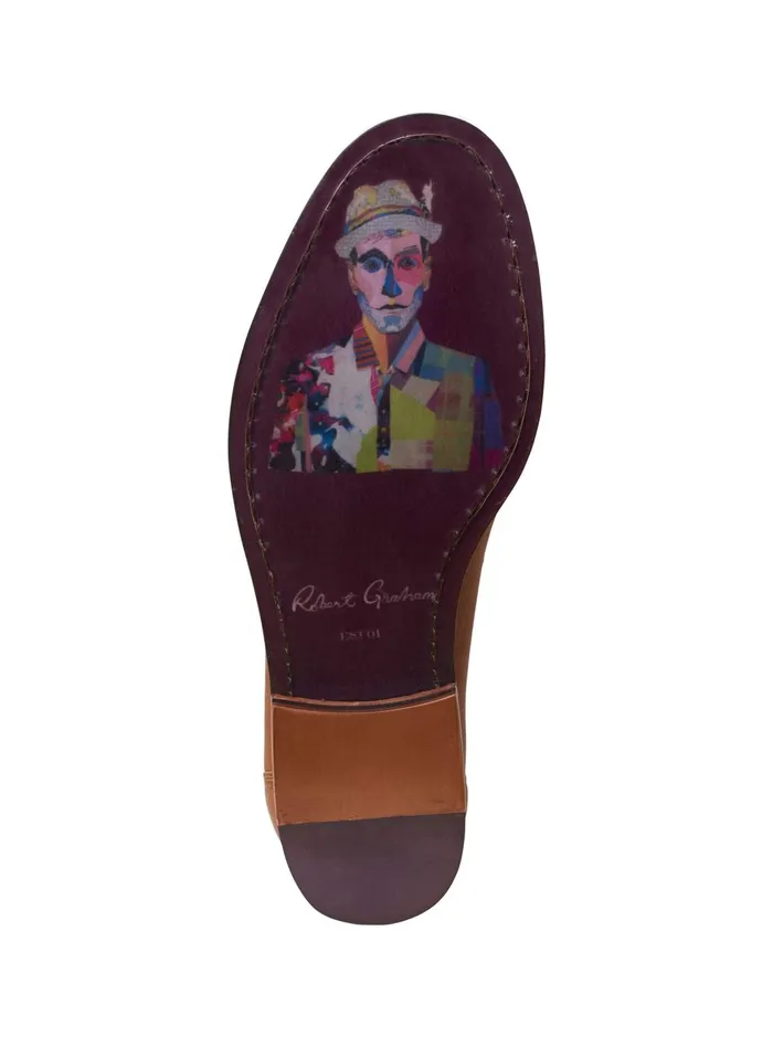 Men Shoes Robert Graham KEVIN PENNY LOAFER Brown