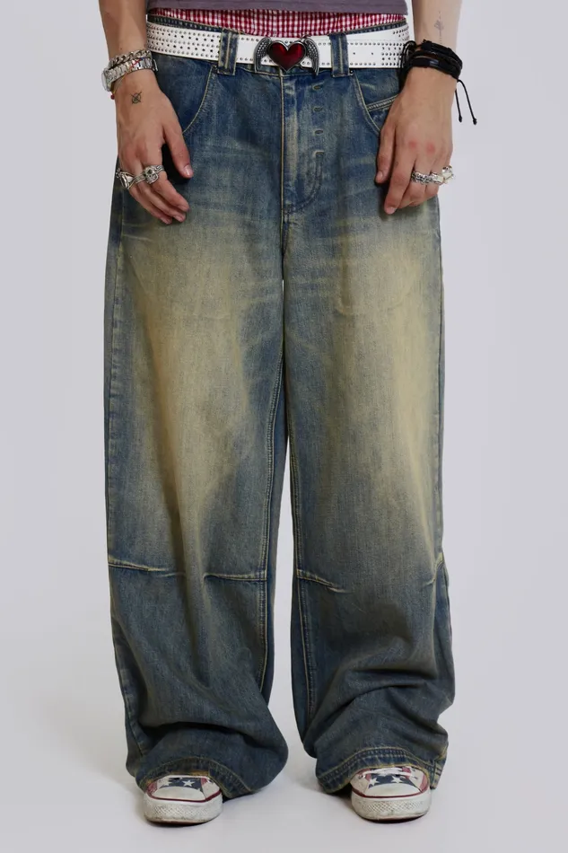 Men Shop Kingdom Colossus Jeans Denim Jaded London