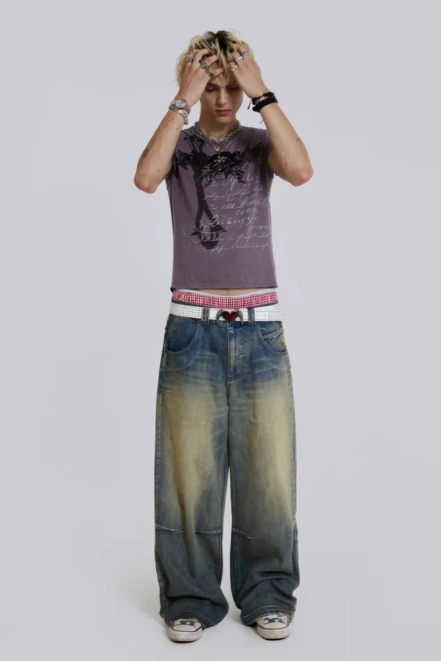 Men Shop Kingdom Colossus Jeans Denim Jaded London
