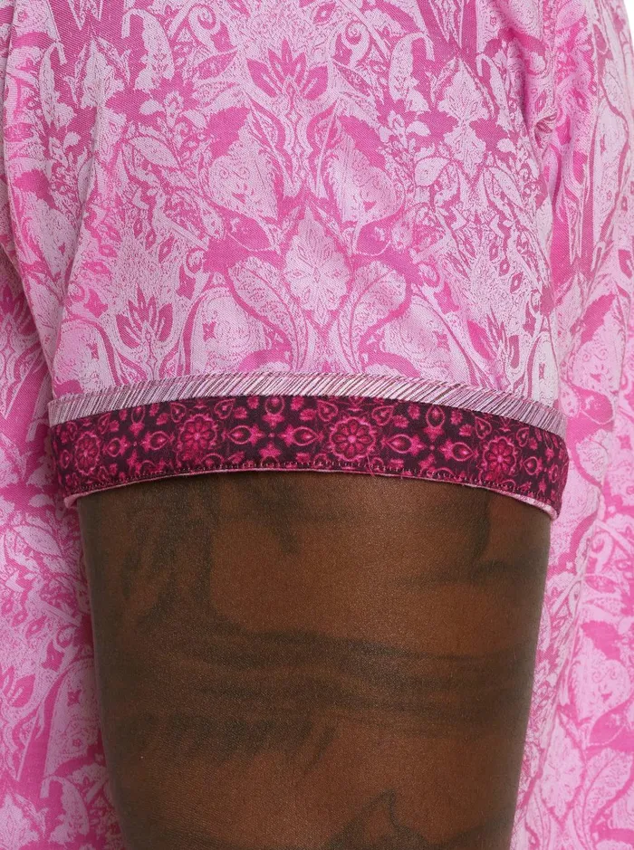 Men Short Sleeve Button Down Shirts Robert Graham HIGHLAND SHORT SLEEVE BUTTON DOWN SHIRT Pink