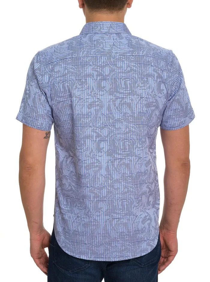 Men Short Sleeve Button Down Shirts Robert Graham RUM SWIZZLE SHORT SLEEVE BUTTON DOWN SHIRT Classic
