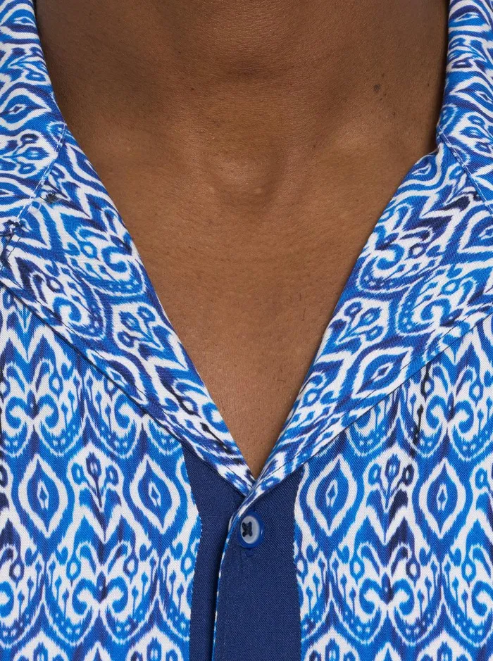 Men Short Sleeve Button Down Shirts Robert Graham SHERE KHAN SHORT SLEEVE BUTTON DOWN SHIRT Multi