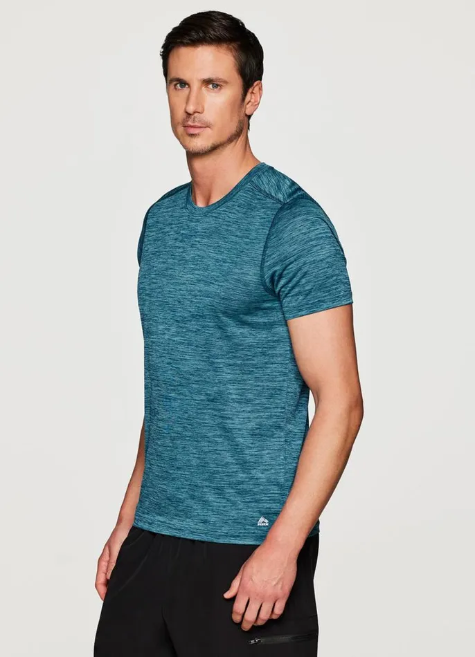 Men Stratus Favorite Workout Tee Blue RBX Active TShirts