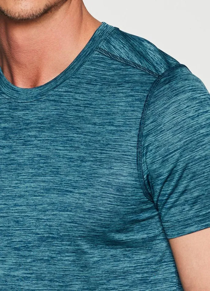 Men Stratus Favorite Workout Tee Blue RBX Active TShirts