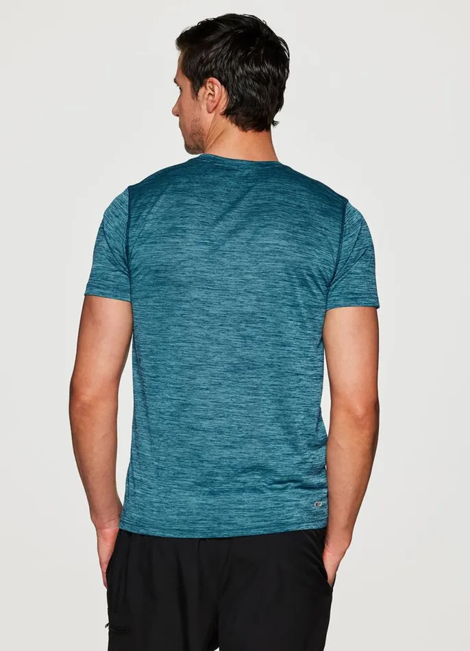 Men Stratus Favorite Workout Tee Blue RBX Active TShirts