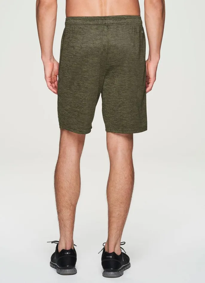 Men Stratus Textured Short Olive RBX Active Shorts